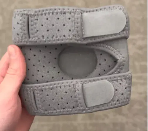 WellKnee brace user James C.